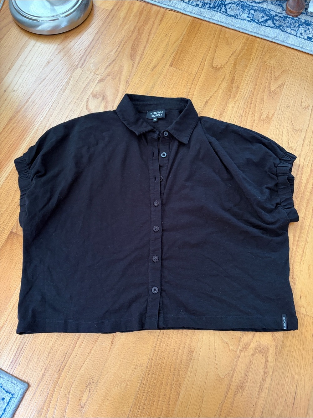 Known supply Alora top size medium black 100% organic cotton